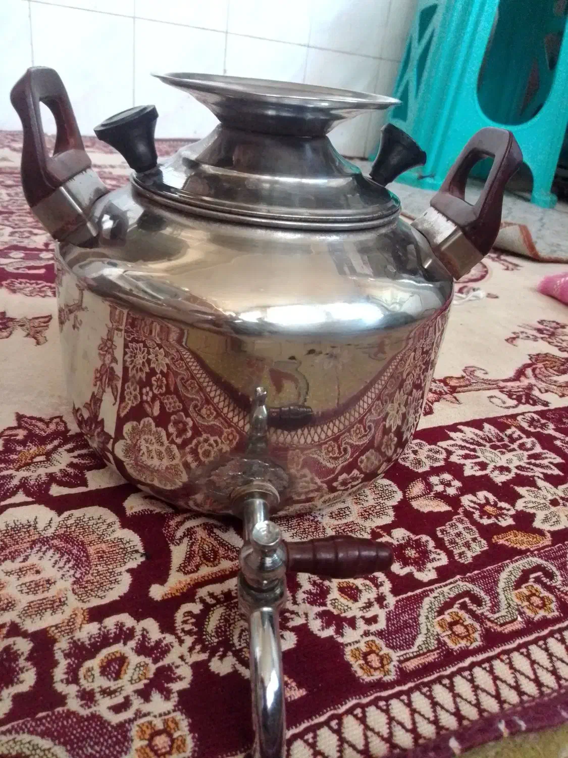 کتری رو گازی سالم وتمیز|قوری، کتری، قهوه‌ساز دستی|قم, علی آباد|دیوار