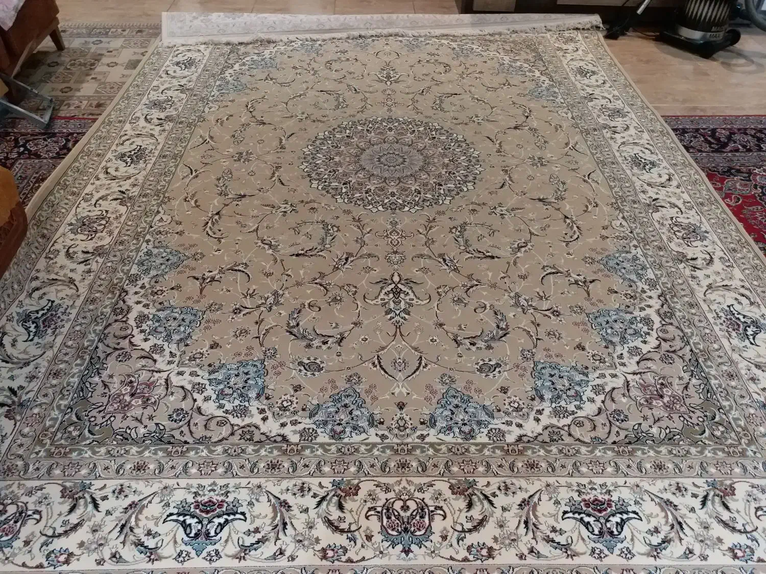 فرش ستاره کویر یزد 9 متری|فرش|شاهینشهر, فدک|دیوار