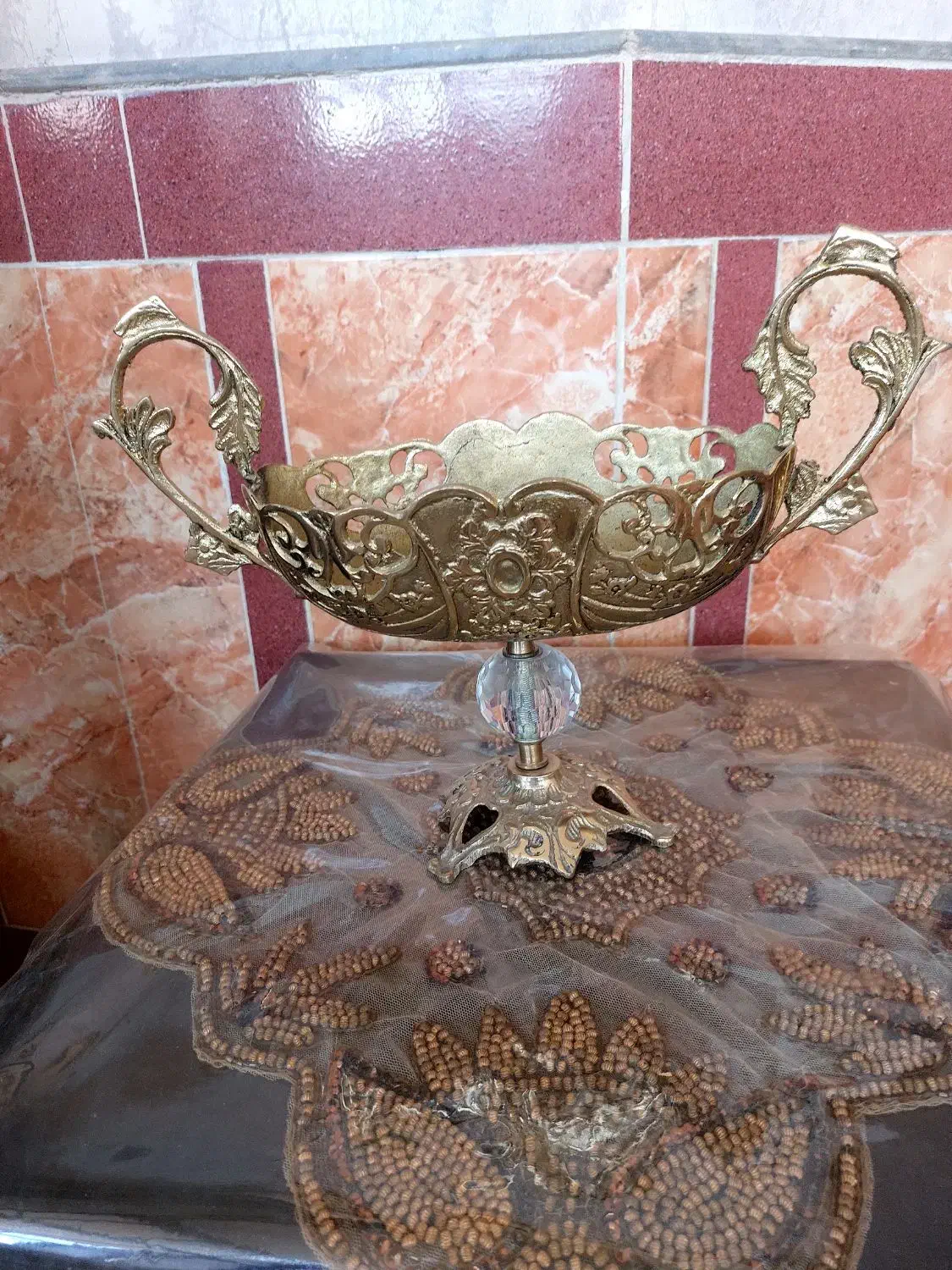 ظرف آجیل ومیوه خوری برنزنو|ظروف سرو و پذیرایی|مرند, |دیوار