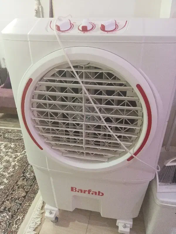 کلر آبی پایه دار چرخی سلولزی|کولر آبی|مشهد, نوده|دیوار