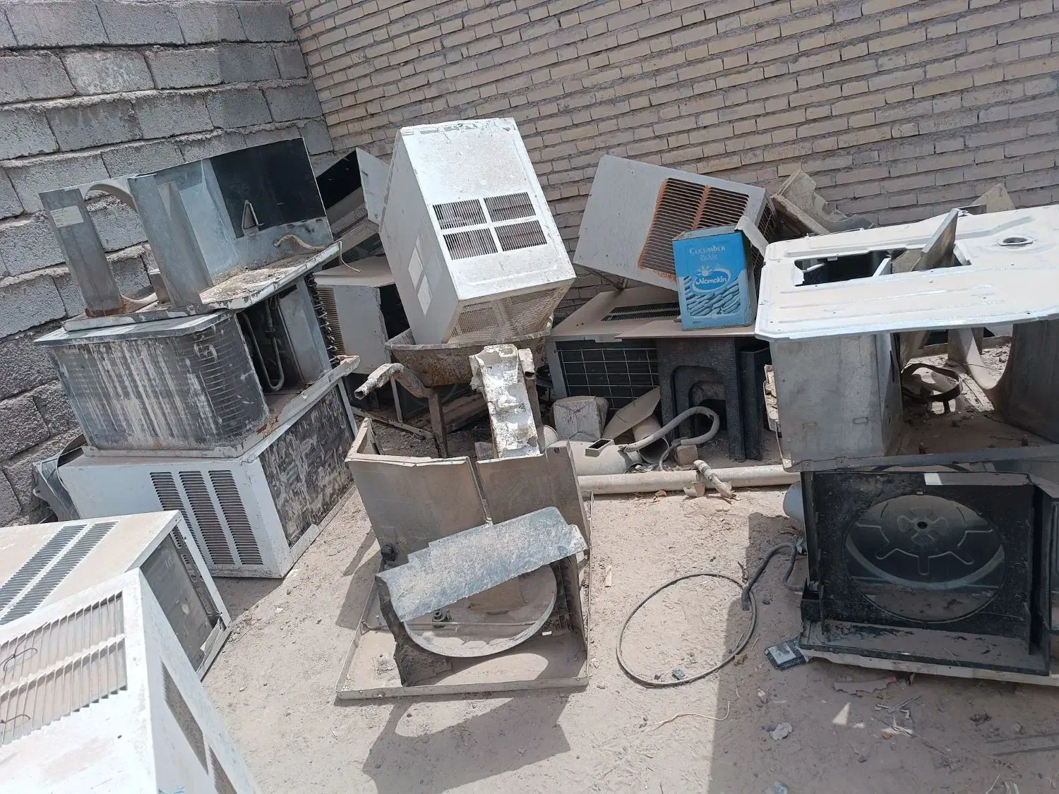 فروش وخریدارکلرگازی موتور سوخته وخراب|کولر گازی و فنکوئل|جیرفت, |دیوار