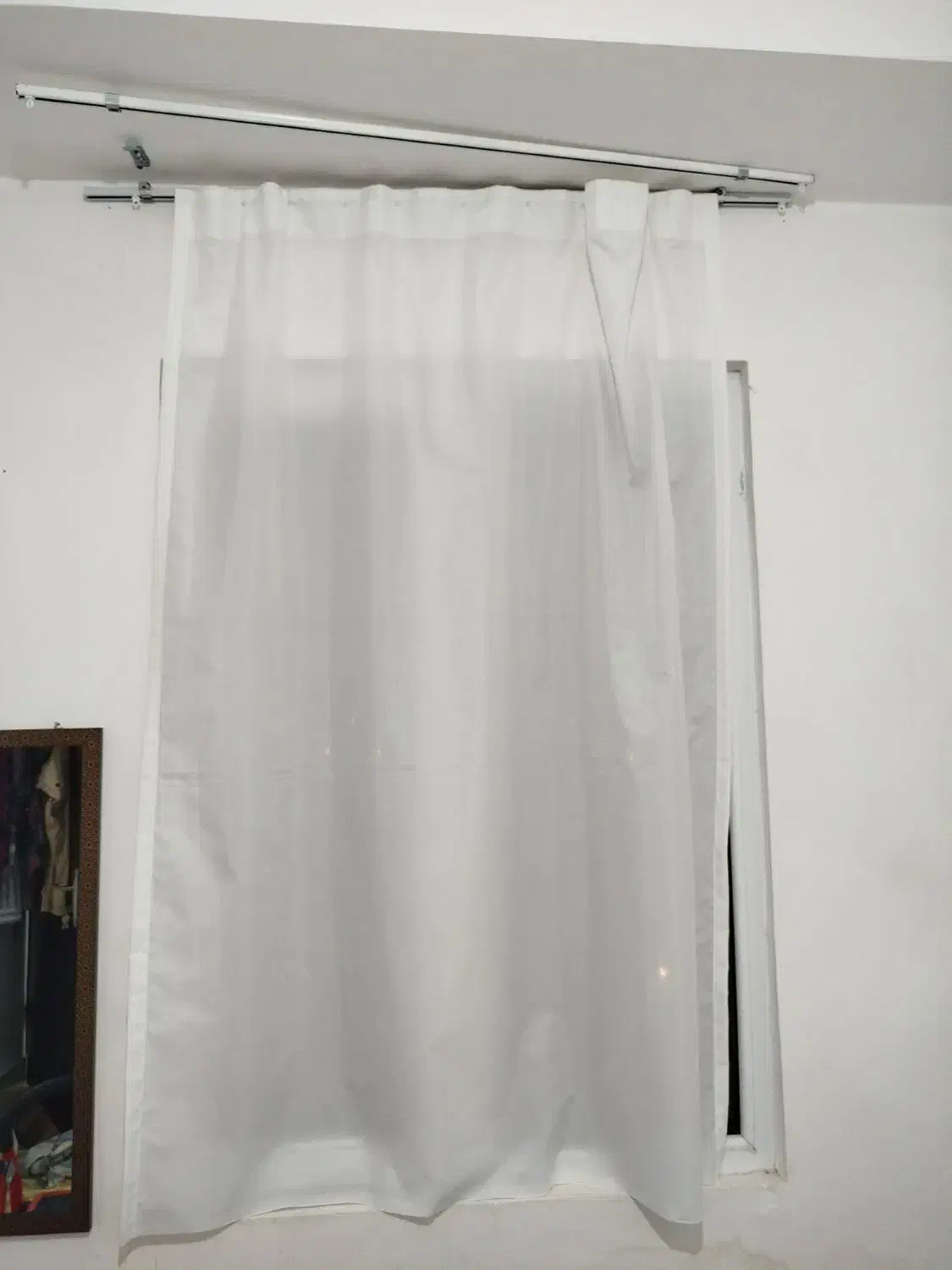 پرده پنجره با ابعاد مشخص وکامل آماده نصب|پرده، رانر، رومیزی|خرم‌آباد, |دیوار