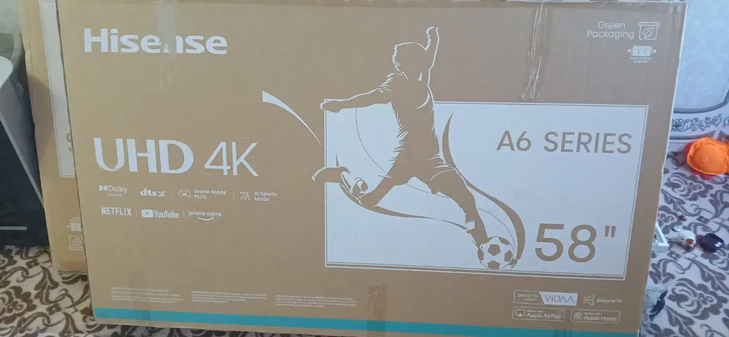 تلویزیون ال ایی دیی 58 هایسنس|تلویزیون و پروژکتور|بندر گناوه, |دیوار