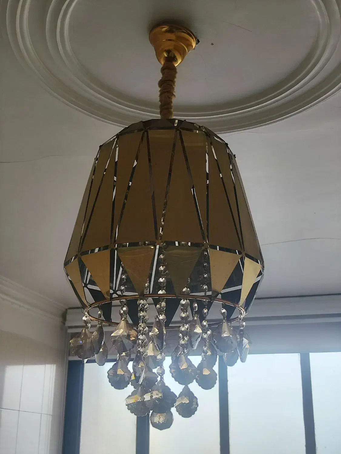 لوستر|لوستر و چراغ آویز|قم, ولیعصر|دیوار