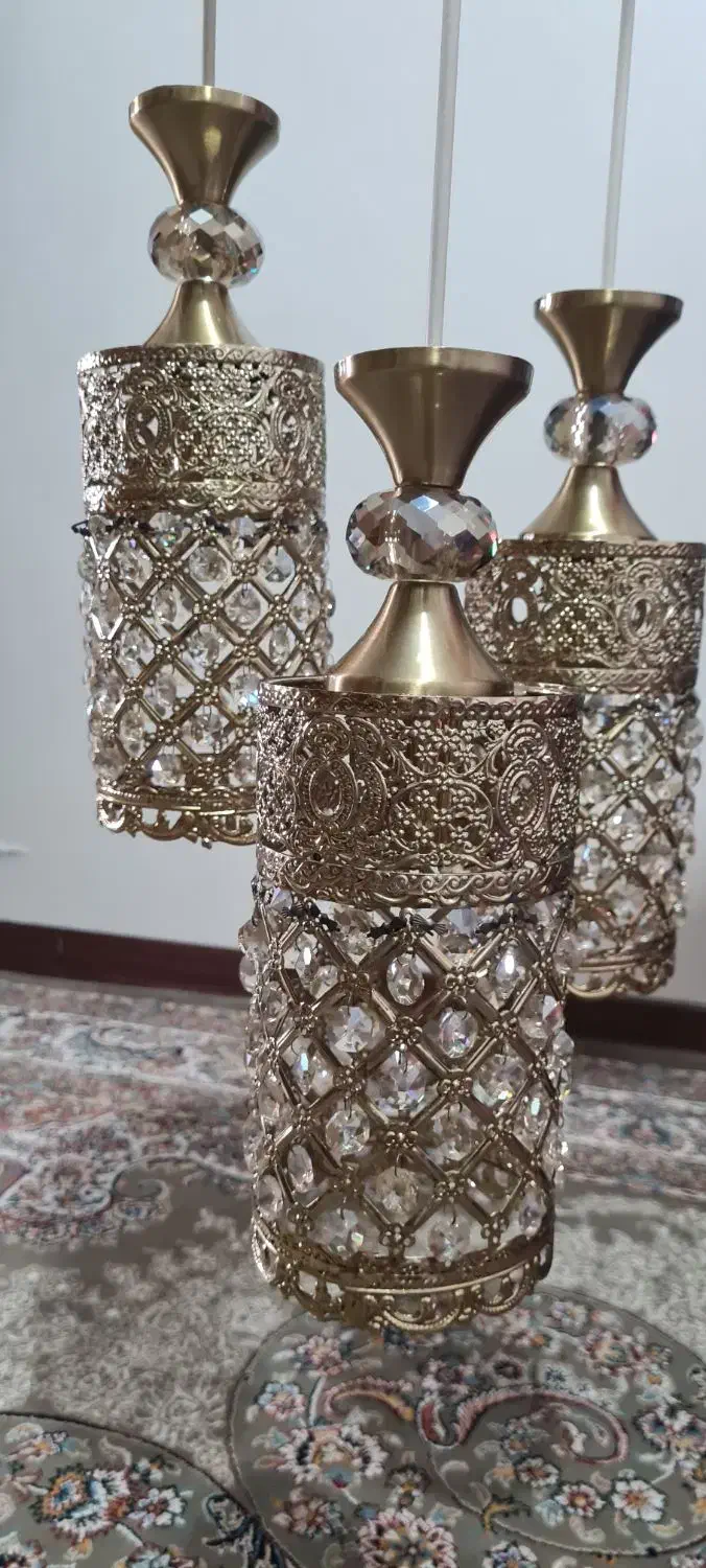 لوستر  ۳ تایی|لوستر و چراغ آویز|تهران, جوادیه تهرانپارس|دیوار