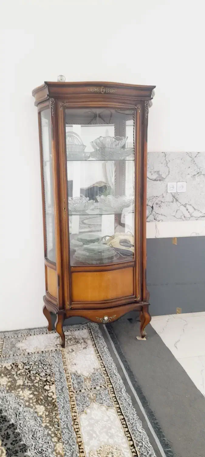 گنجه چوبی نو|بوفه، ویترین، کنسول|گلبهار, شهر جدید گلبهار|دیوار