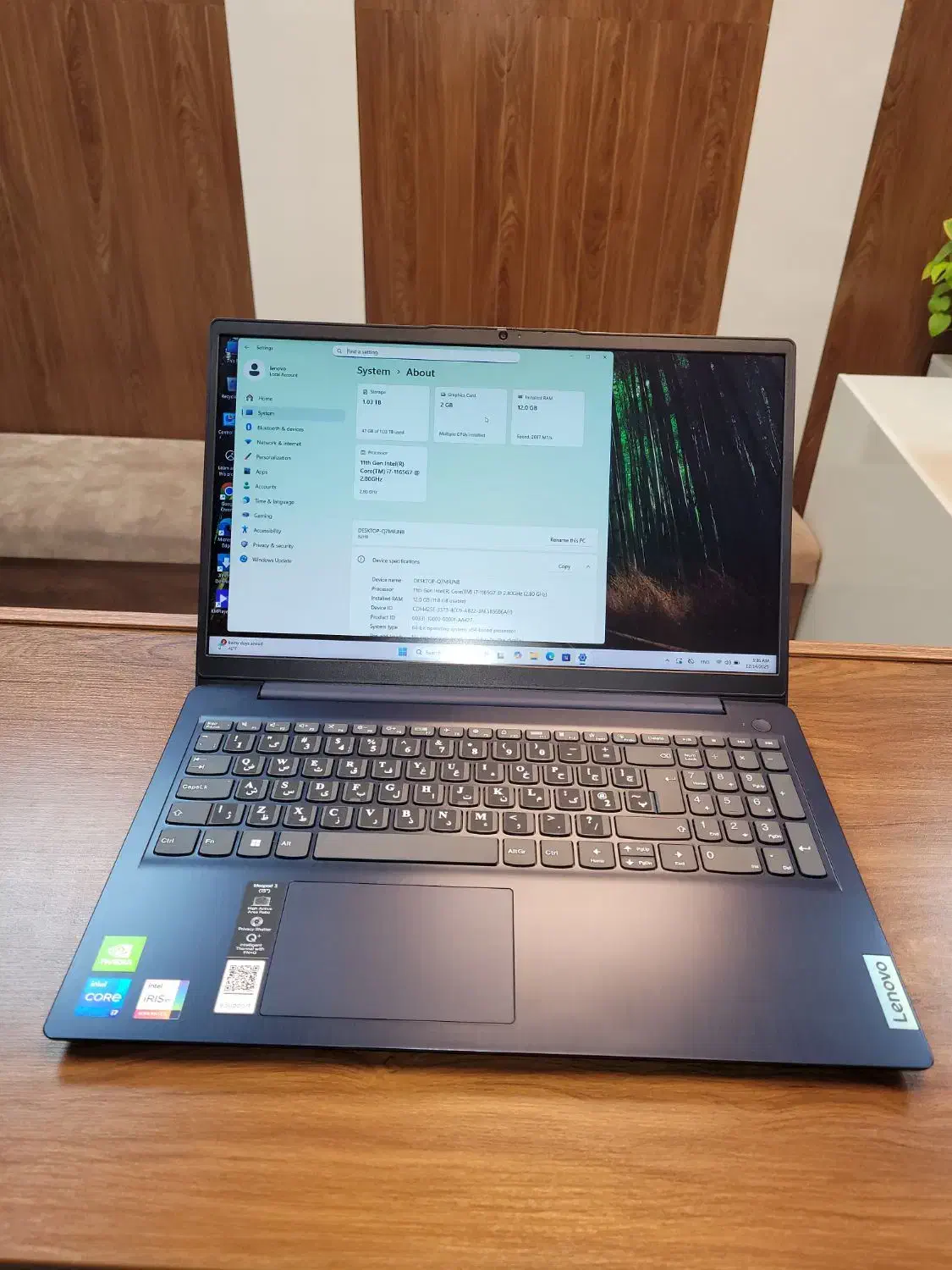 لپتاپ لنوو CI7 گرافیکدار|رایانه همراه|ساری, |دیوار