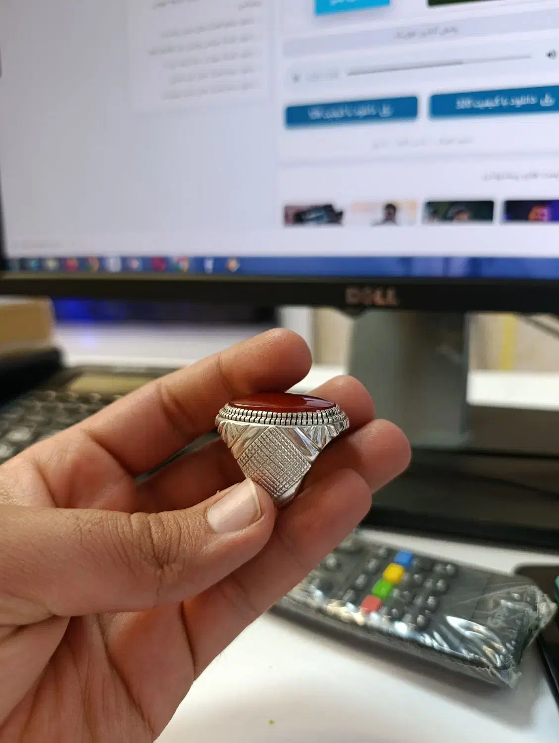 دو عدد انگشتر دست ساز|جواهرات|نورآباد, |دیوار