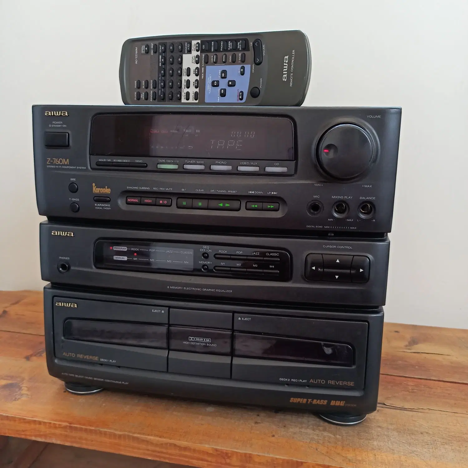 AIWA CX-Z760M سیستم Hi-Fi میدلسایز قدرتمند|سیستم صوتی خانگی|تهران, آزادشهر|دیوار