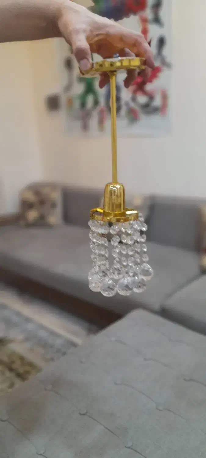 لوستر کوچک دو عدد|لوستر و چراغ آویز|تهران, آهنگران (سراسیاب دولاب)|دیوار