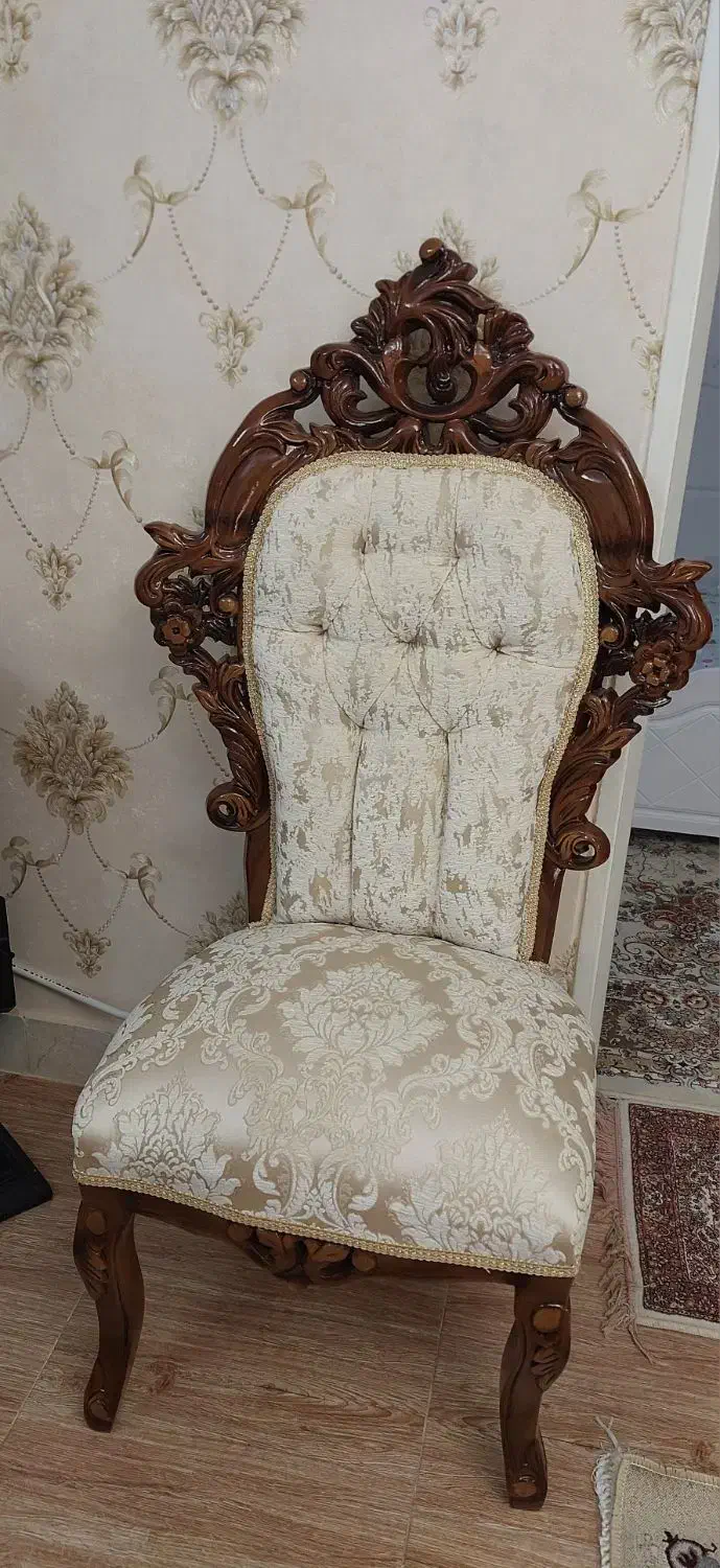 مبل سلطنتی 9نفره|مبلمان خانگی و میز عسلی|جوادآباد, |دیوار