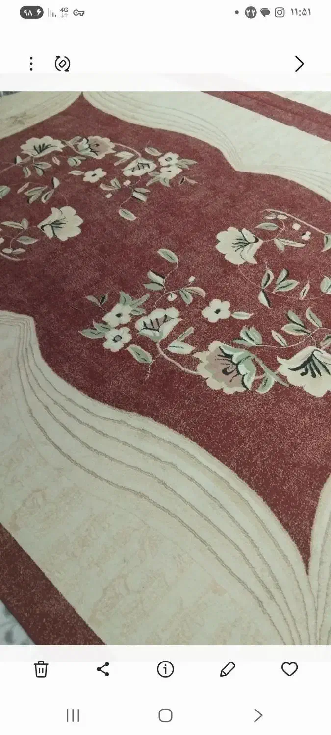 گلیم فرش بزرگ|گلیم، جاجیم، گبه|میناب, |دیوار
