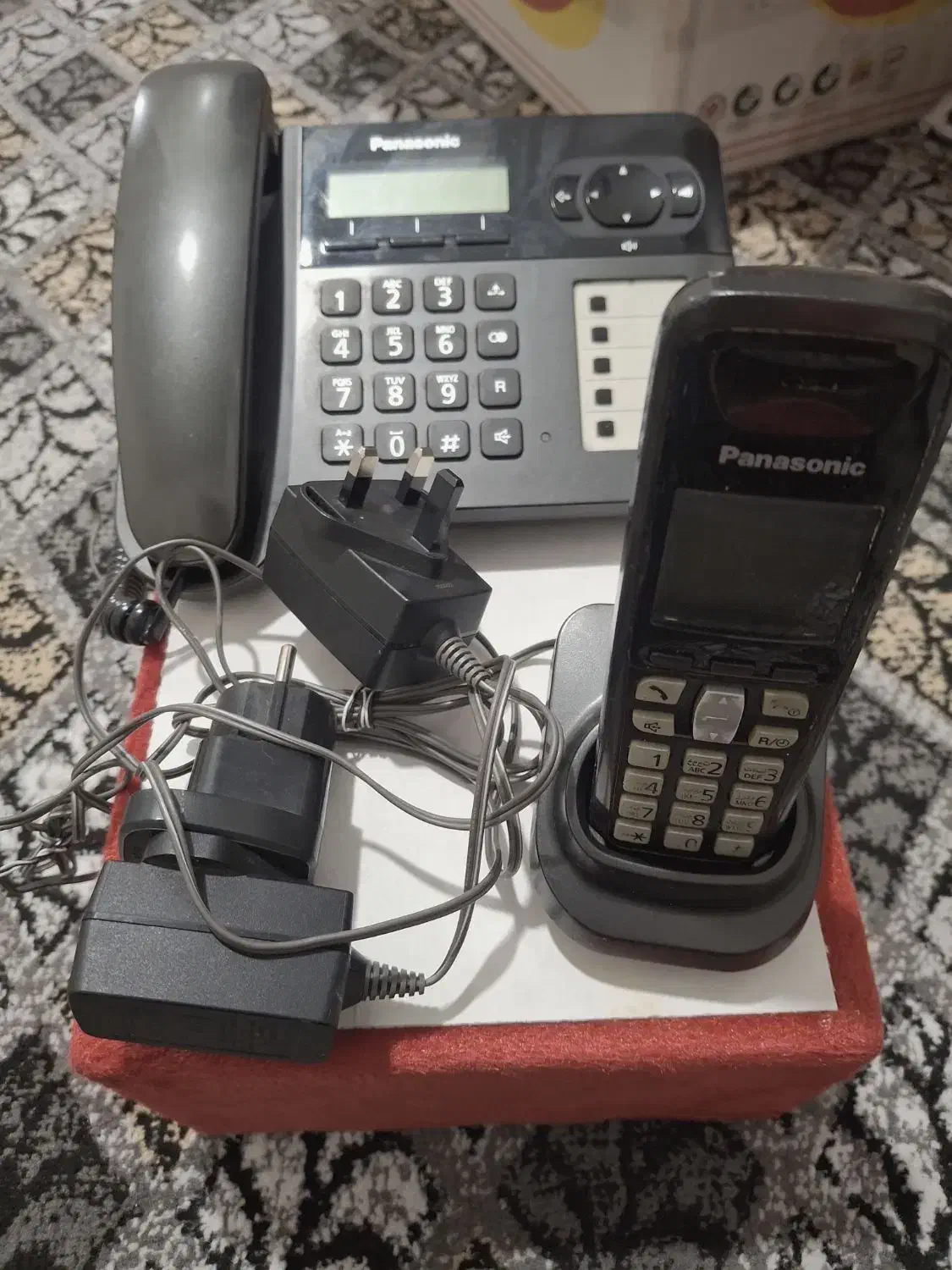 تلفن پانسونیک مدل kx-TG6458BX|تلفن رومیزی|تهران, مینای شمالی (مخبر)|دیوار