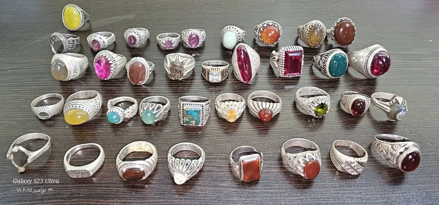 کلکسیون انگشتر نقره زیبا گرمی قیمت مناسب|جواهرات|پاکدشت, پاکدشت (مامازند)|دیوار