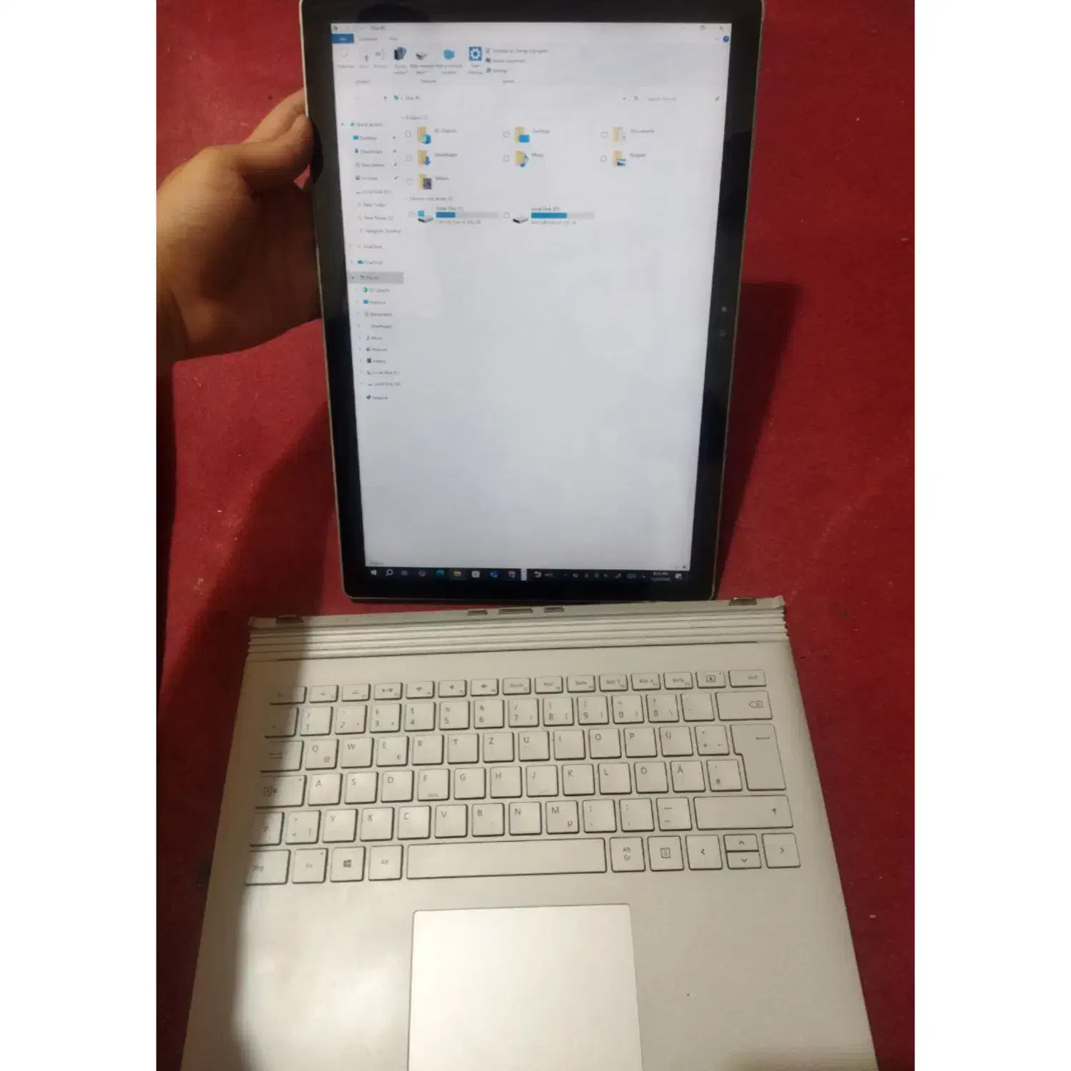 لپ تاپ سرفیس بوک 1 i7 16G 512GSSDG گرافیک مجزا|رایانه همراه|مشهد, شفا|دیوار