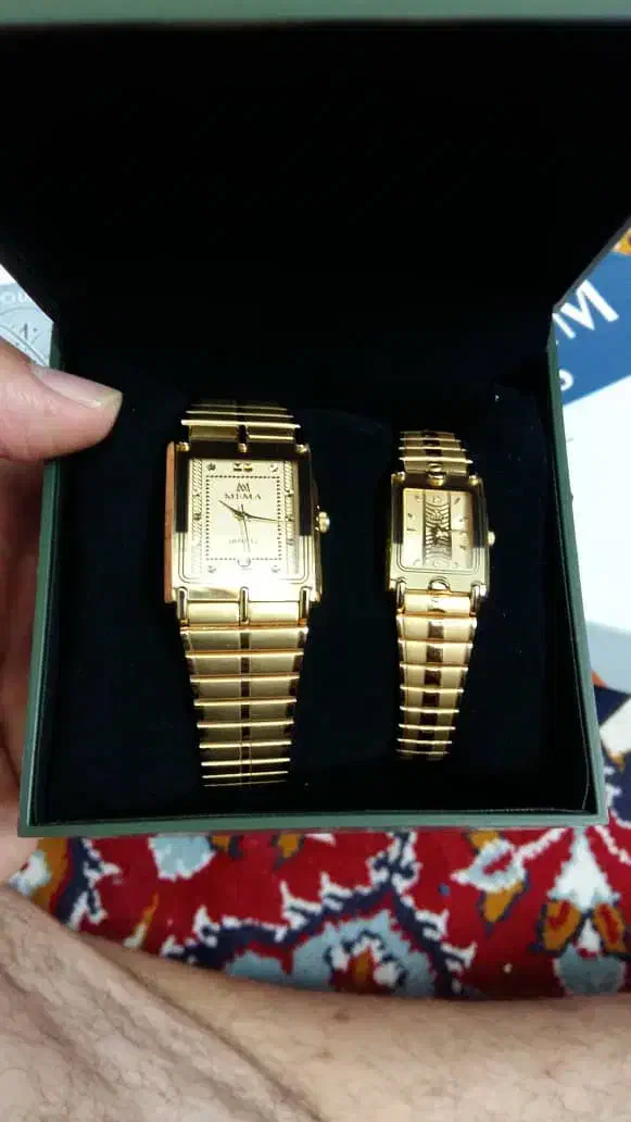 ساعت جفت طلایی اکبند موتور ژاپن|ساعت|تهران, شادمان|دیوار