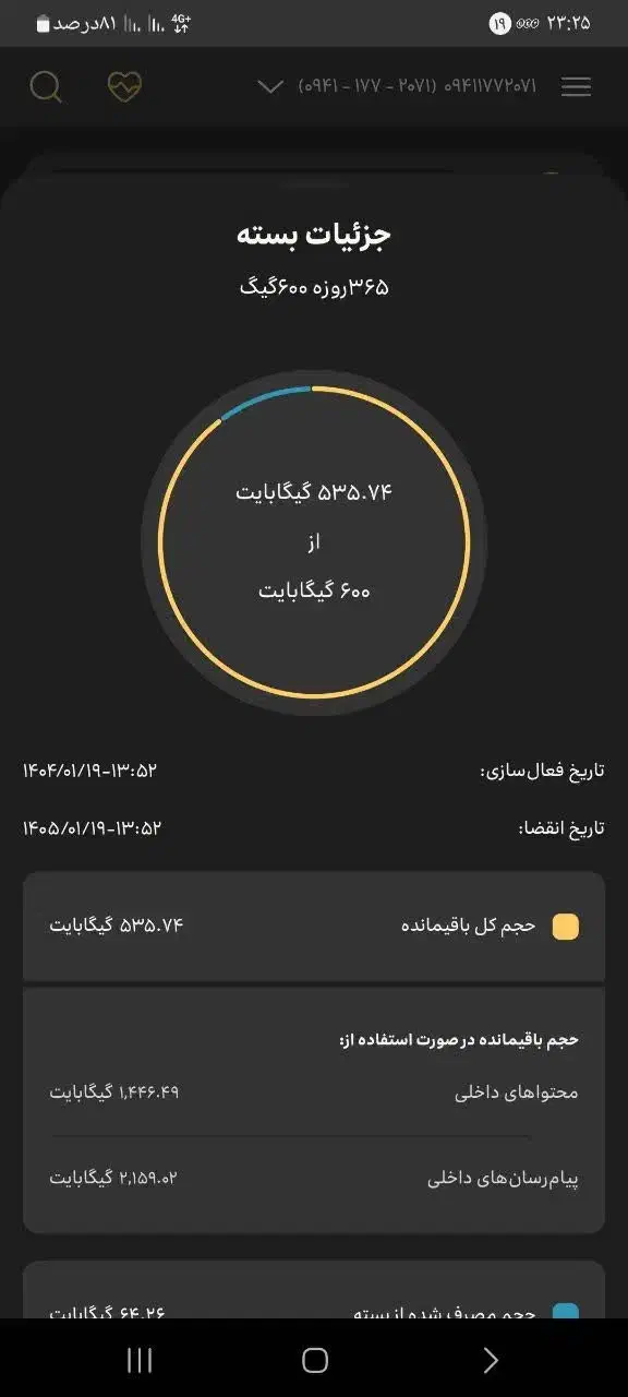 مودم ایرانسل مدل B5142 همراه با ۵۰۰گیگ اینترنت|مودم و تجهیزات شبکه|پرند, فاز ۳|دیوار