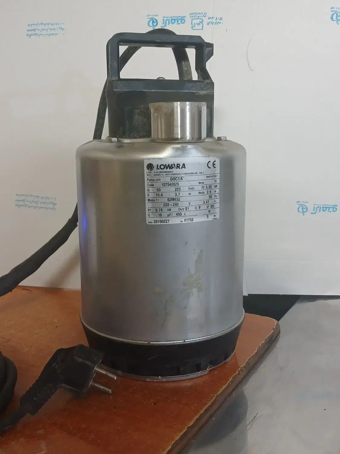 فروش پمپ کف کش در حد نو|ماشینآلات صنعتی|یزد, |دیوار