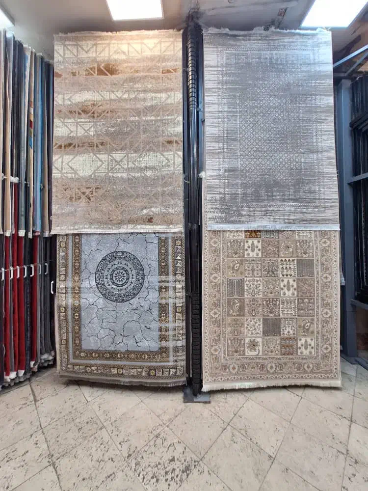 فرش 4متری شاه لوپ نگارین کد 2211 نخ ترک بژ|فرش|مشهد, امیر|دیوار