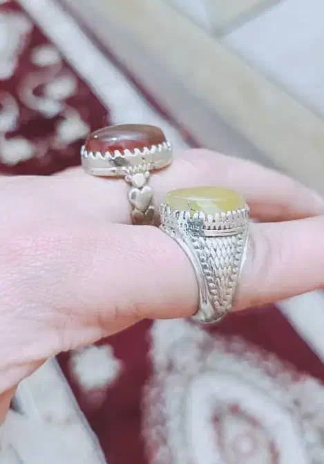 انگشتر نقره عقیق یمنی|جواهرات|اهواز, کمپلو جنوبی|دیوار