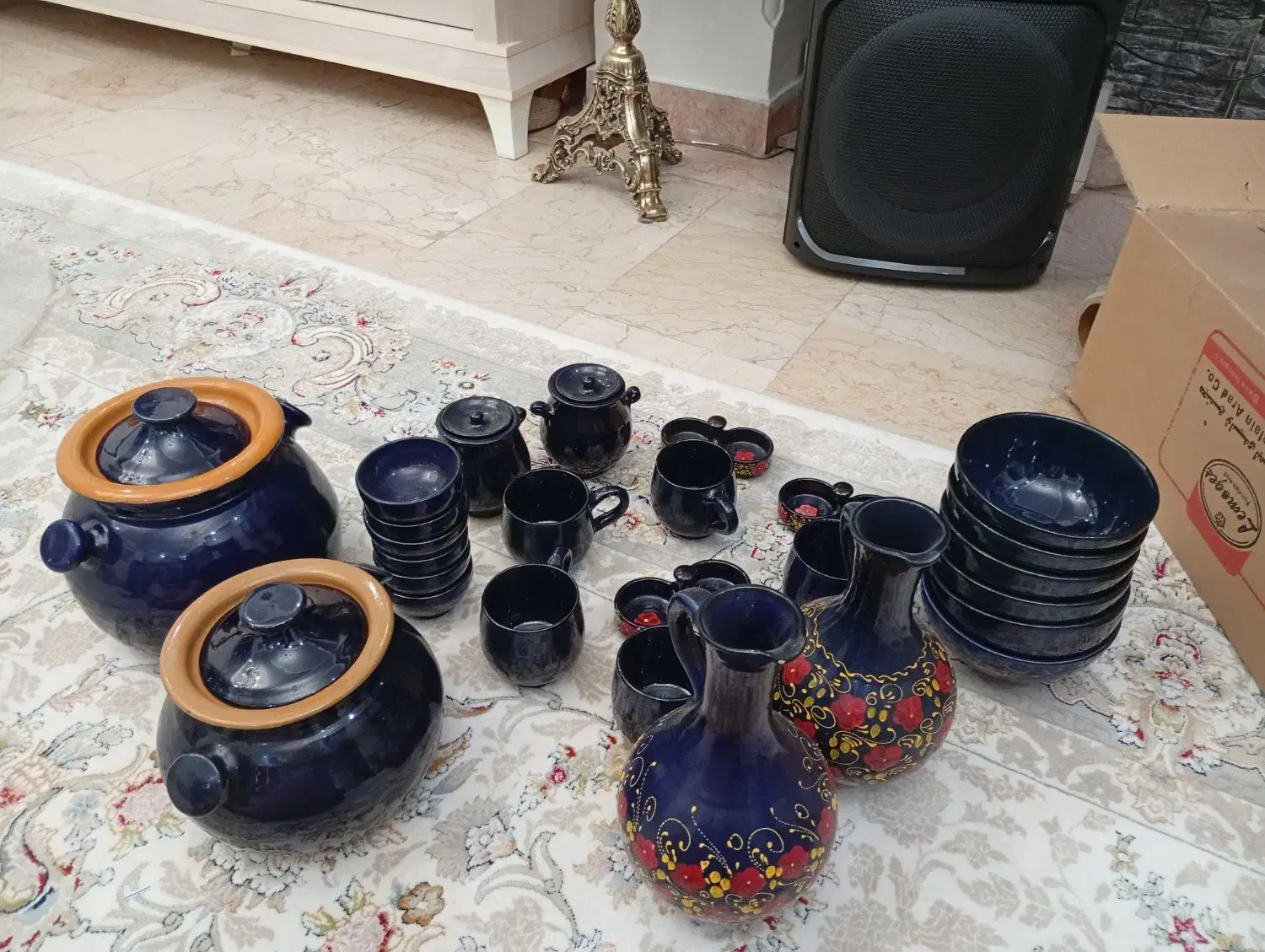 سرویس ابگوشت خوری سفال|ظروف سرو و پذیرایی|تهران, مجیدیه|دیوار