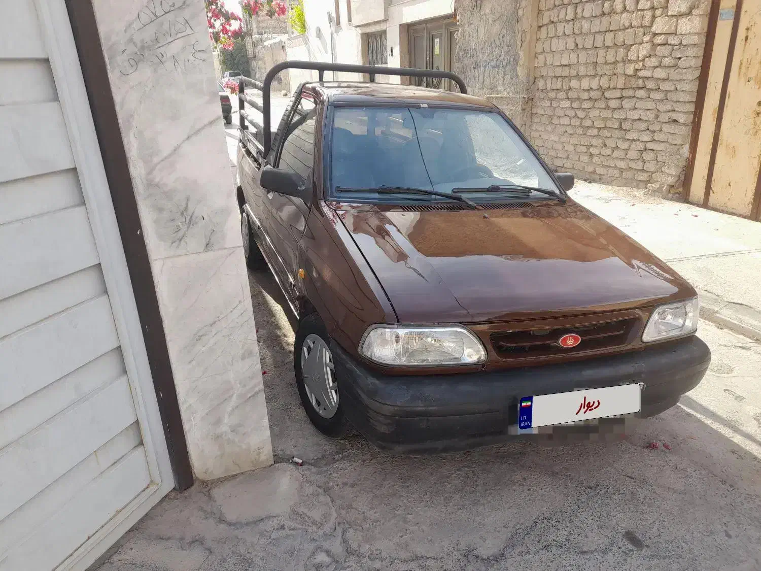 فروش  سایپا ۱۵۱ (پراید بار)قهوه ای مدل ۹۳ بدون رنگ|خودرو سواری و وانت|داراب, |دیوار