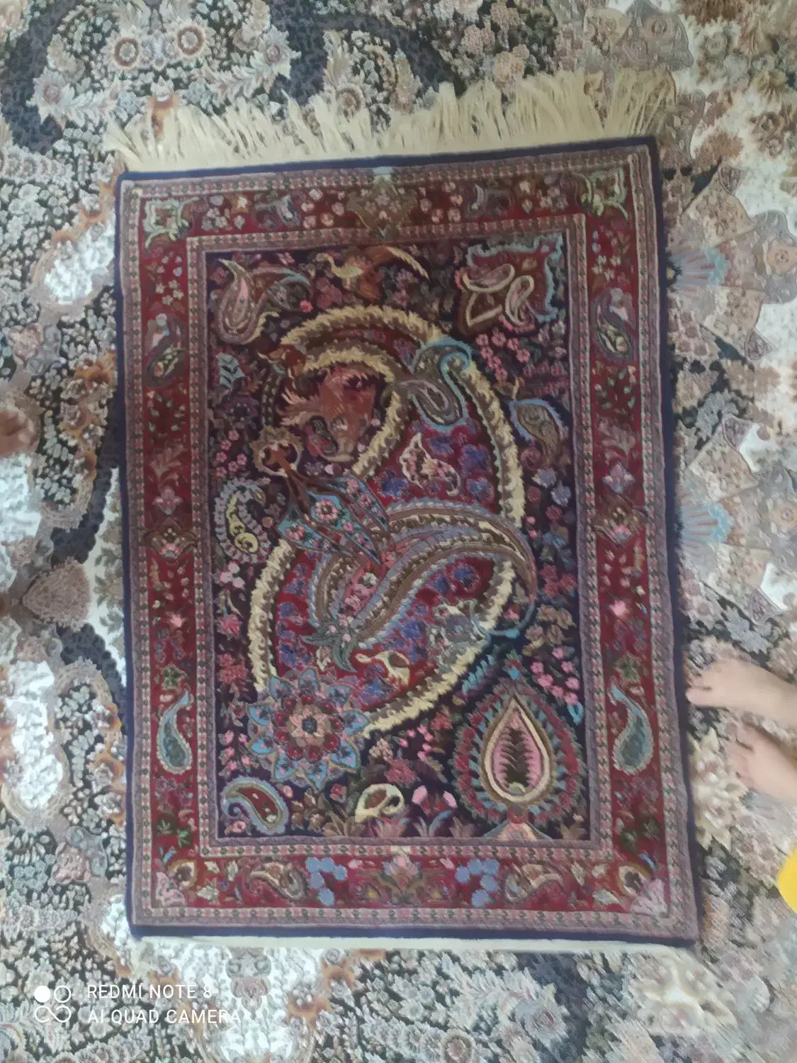 فرش دستباف زرع و نیم نو نو|فرش|کرج, اکبرآباد|دیوار