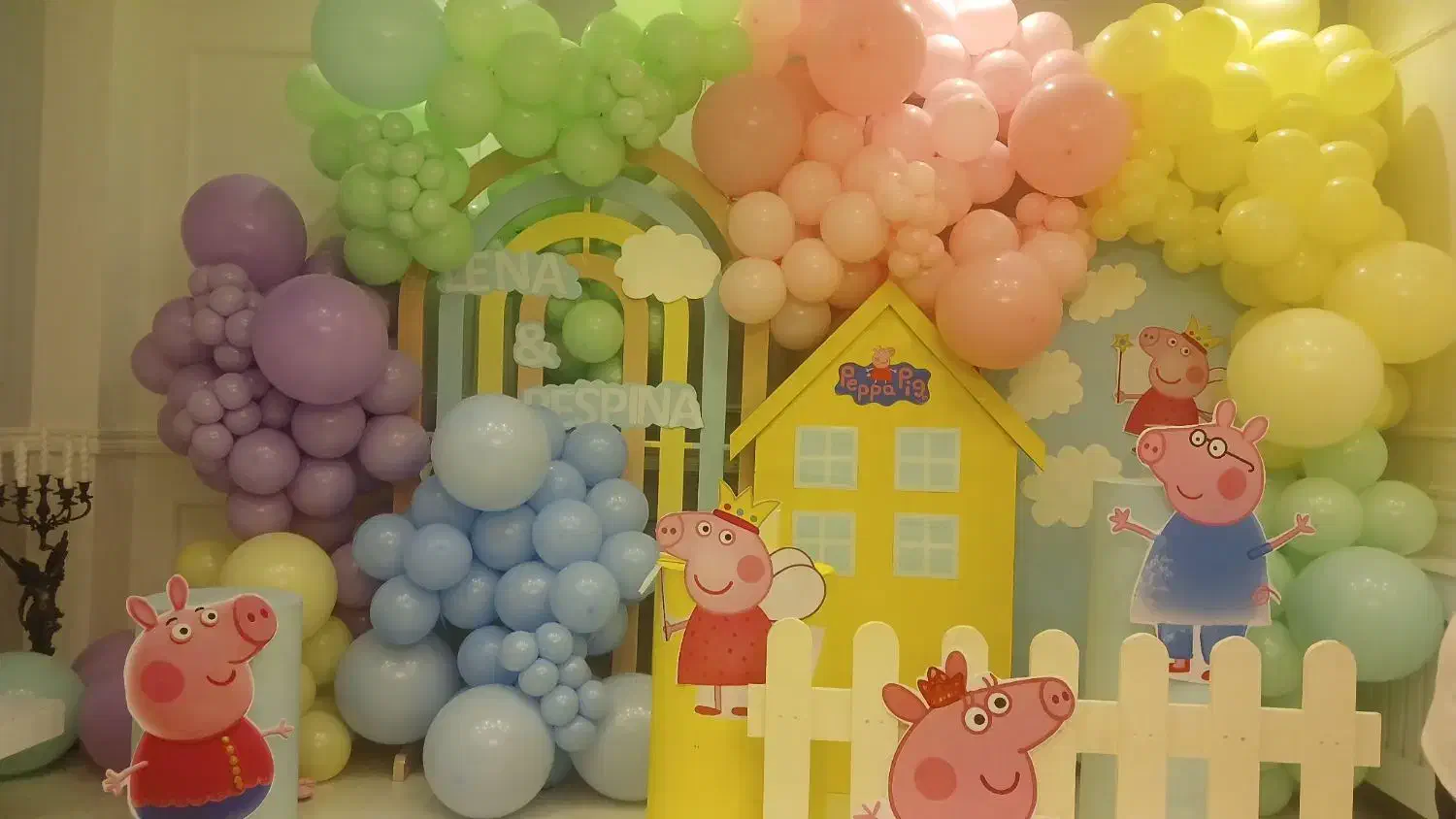 تم بادکنک تولد صورتی|خدمات پذیرایی، مراسم|قم, شهرک قدس|دیوار