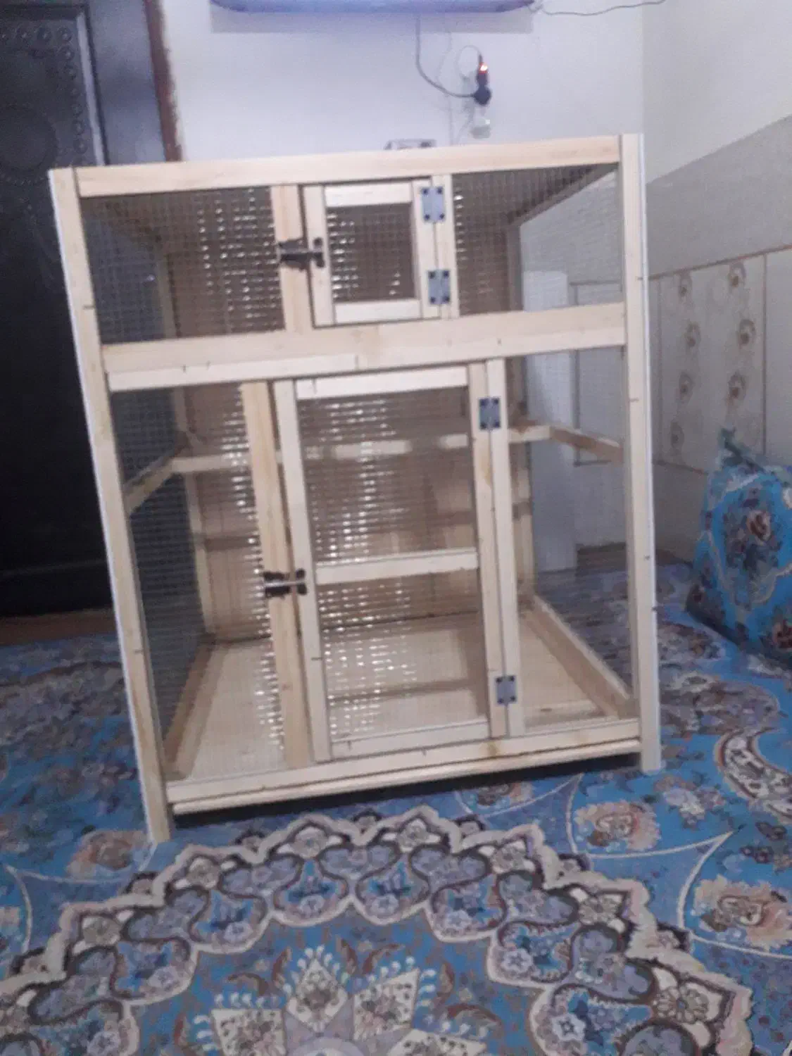 قفس چوبی شلف استند|صنایع دستی و سایر لوازم تزئینی|میناب, |دیوار