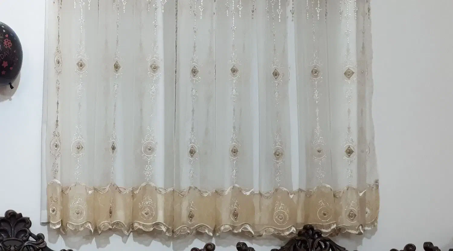 پرده|پرده، رانر، رومیزی|قم, شاه سید علی|دیوار