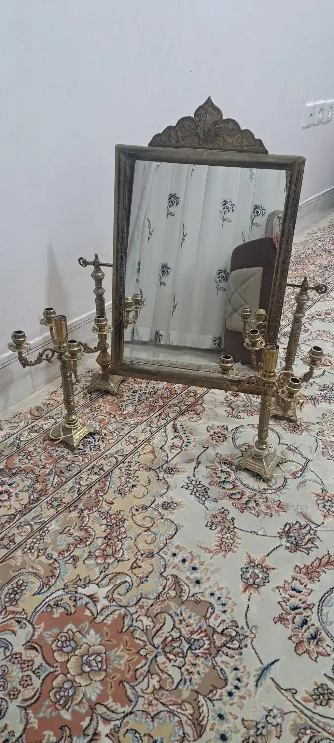آینه شمدان برنز|آینه|اردبیل, |دیوار