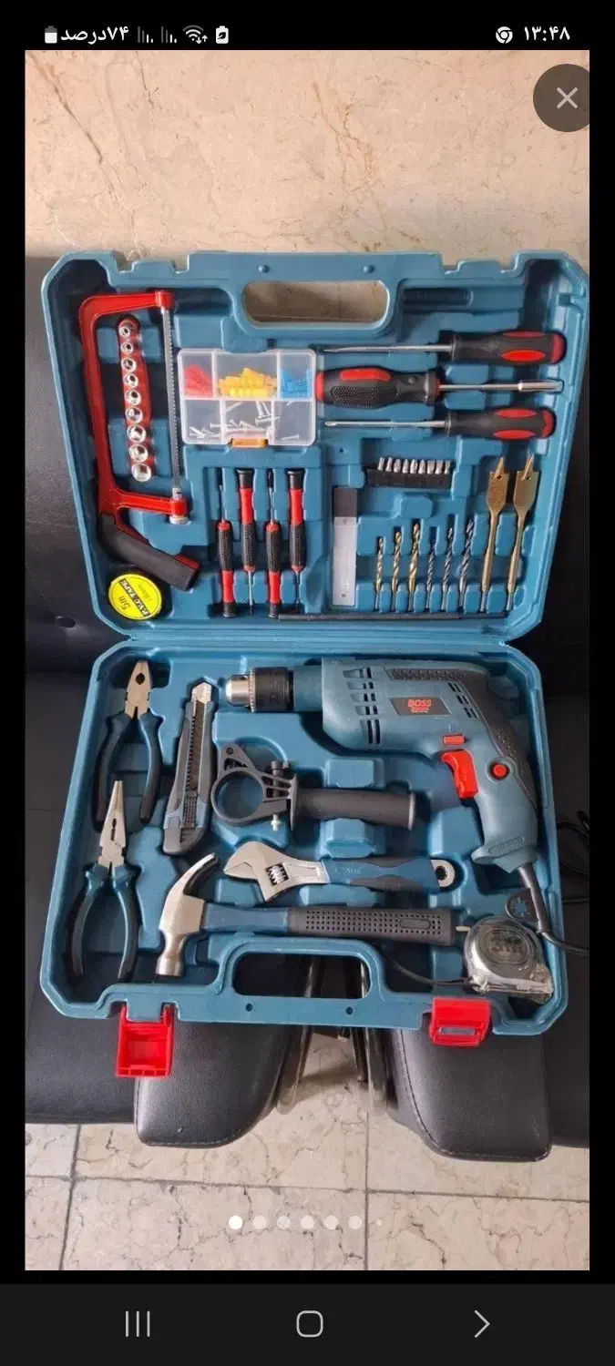 درل برقی دریل چکشی کیت100عددی ابزار و یراق صنعتی|ابزارآلات|بروجرد, |دیوار