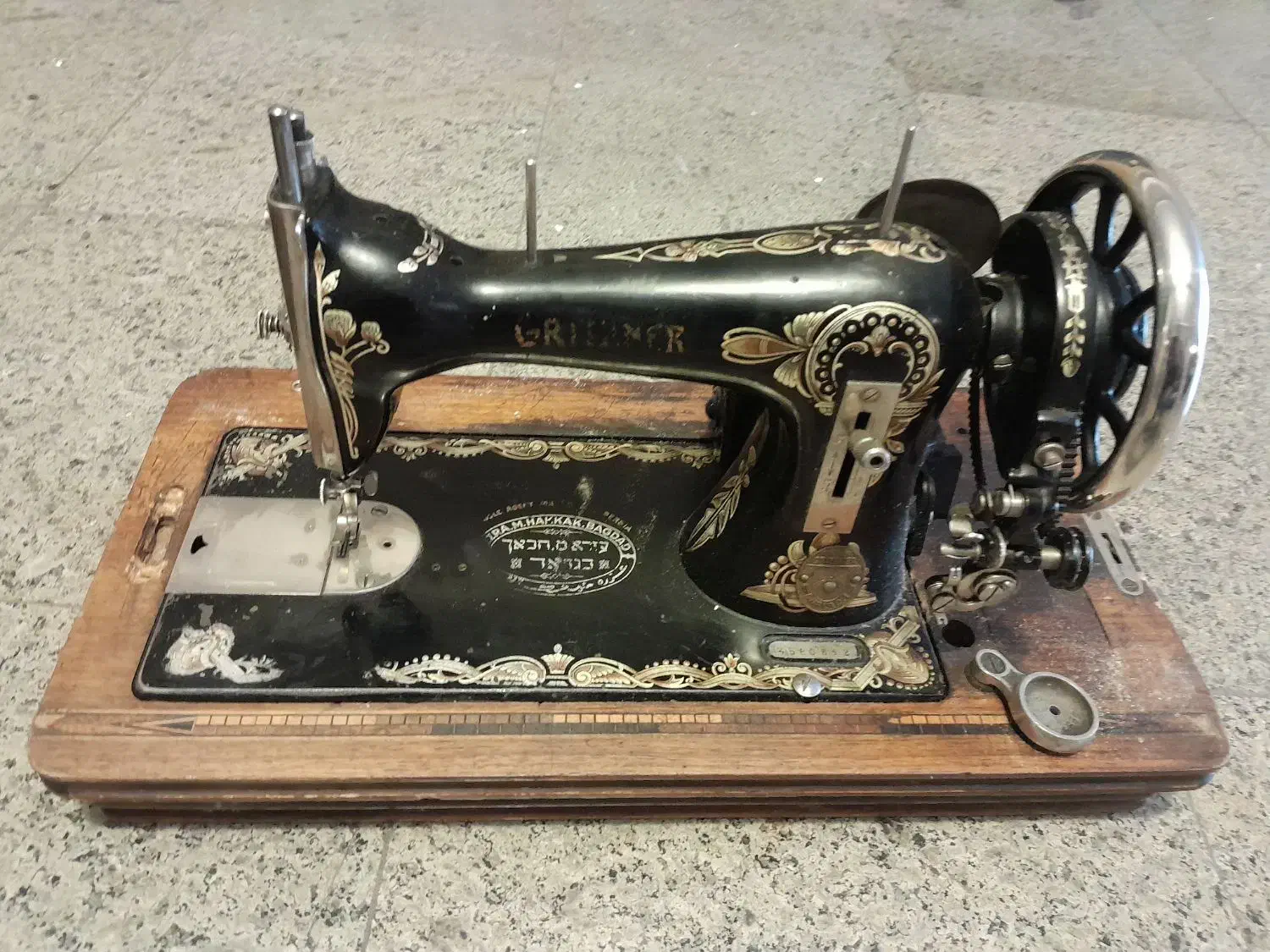 چرخ خیاطی قدیمی گریتزینر|چرخ خیاطی و ریسندگی|تهران, منیریه|دیوار