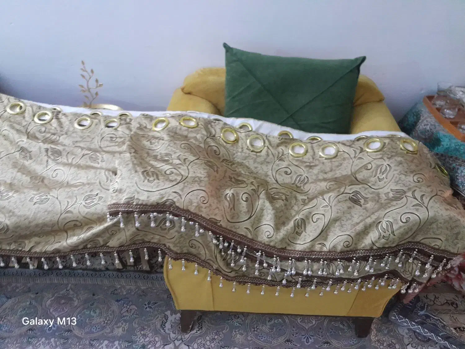 پرده|پرده، رانر، رومیزی|مشهد, شهرک بهارستان|دیوار