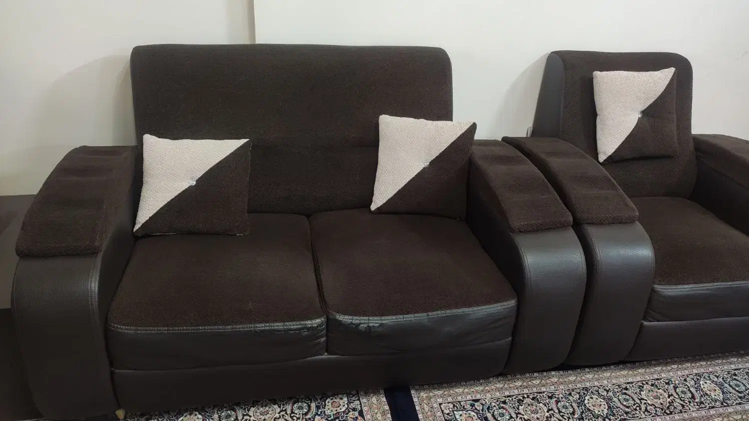 مبل۷نفره|مبلمان خانگی و میز عسلی|نهاوند, |دیوار