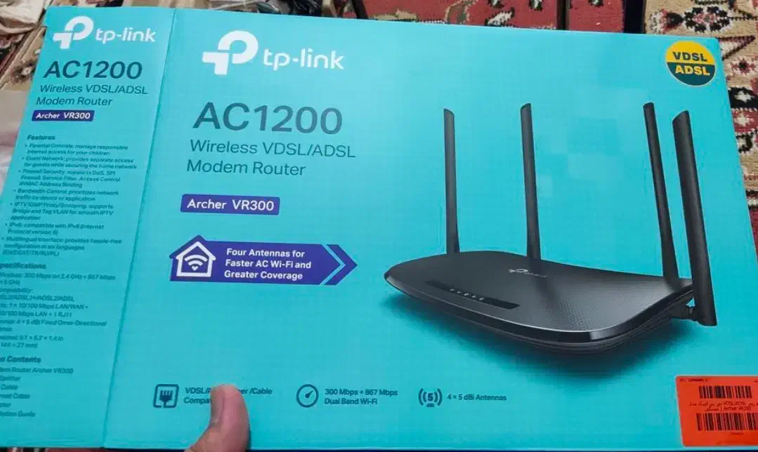 مودم tp link vr300|مودم و تجهیزات شبکه|قم, پردیسان|دیوار