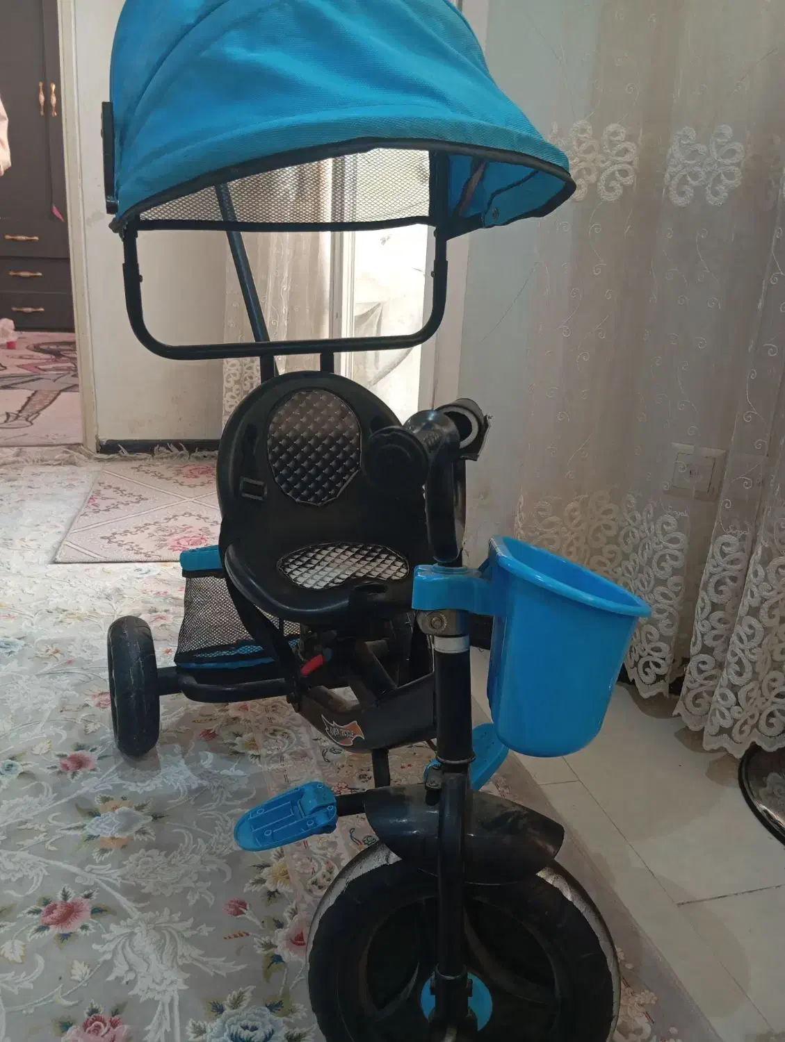 سه چرخه بچگونه سایبان دار|دوچرخه، اسکیت، اسکوتر|اندیشه, شهرک مریم|دیوار