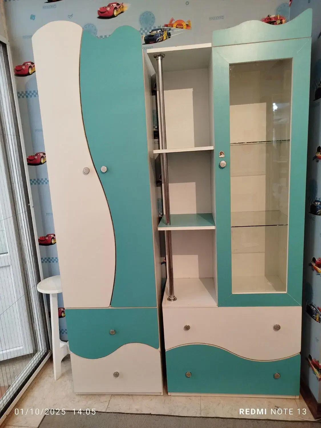 کمد و تخت کودک|تخت و صندلی بچه|مشکیندشت, |دیوار