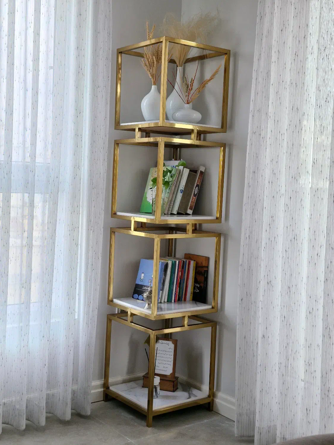 استند چهارطبقه فورتیک|کتابخانه، شلف، قفسه‌های دیواری|گرگان, |دیوار