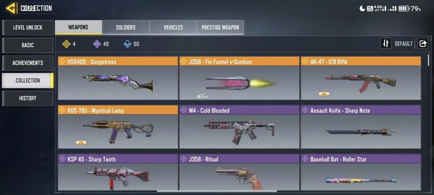 اکانت کالاف اچ اس لجند|کنسول، بازی ویدئویی و آنلاین|کرمانشاه, |دیوار