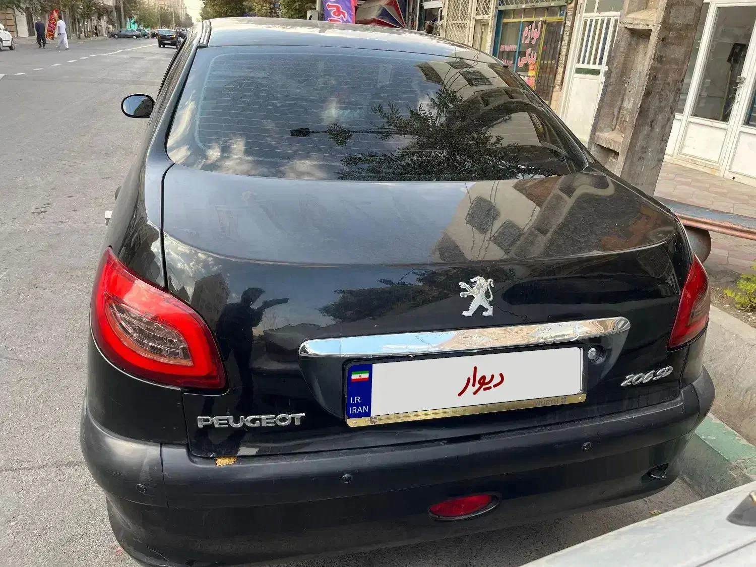 206 v9 اتومات ۸۸ صندوقدار|خودرو سواری و وانت|باغستان, |دیوار