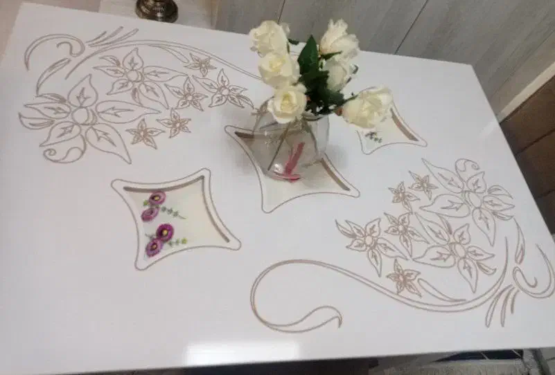 میز ناهارخوری MDF در حد نو|میز و صندلی غذاخوری|اردبیل, |دیوار