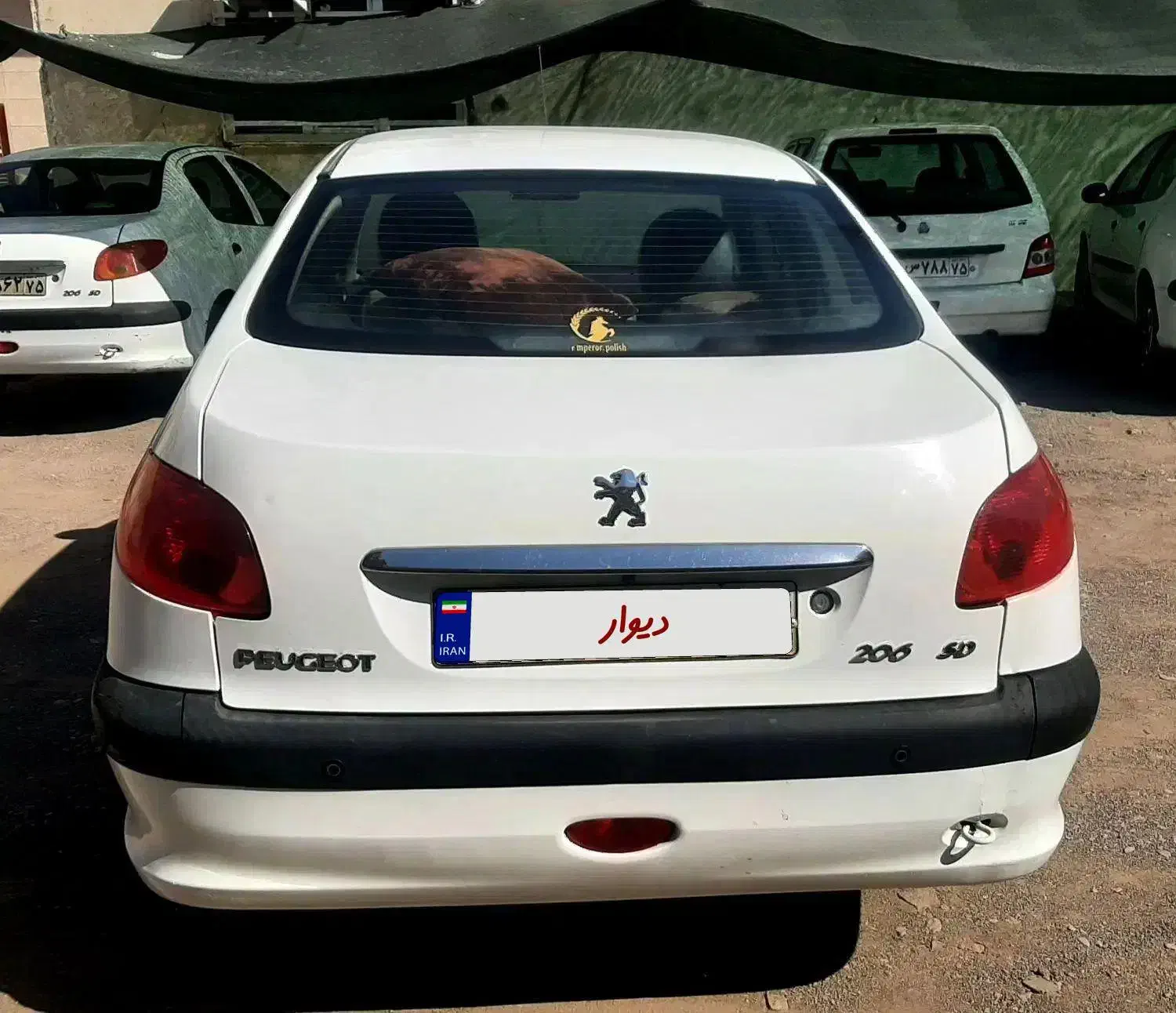 ماشین ۲۰۶ SDv8 رفسنجان|خودرو سواری و وانت|رفسنجان, |دیوار