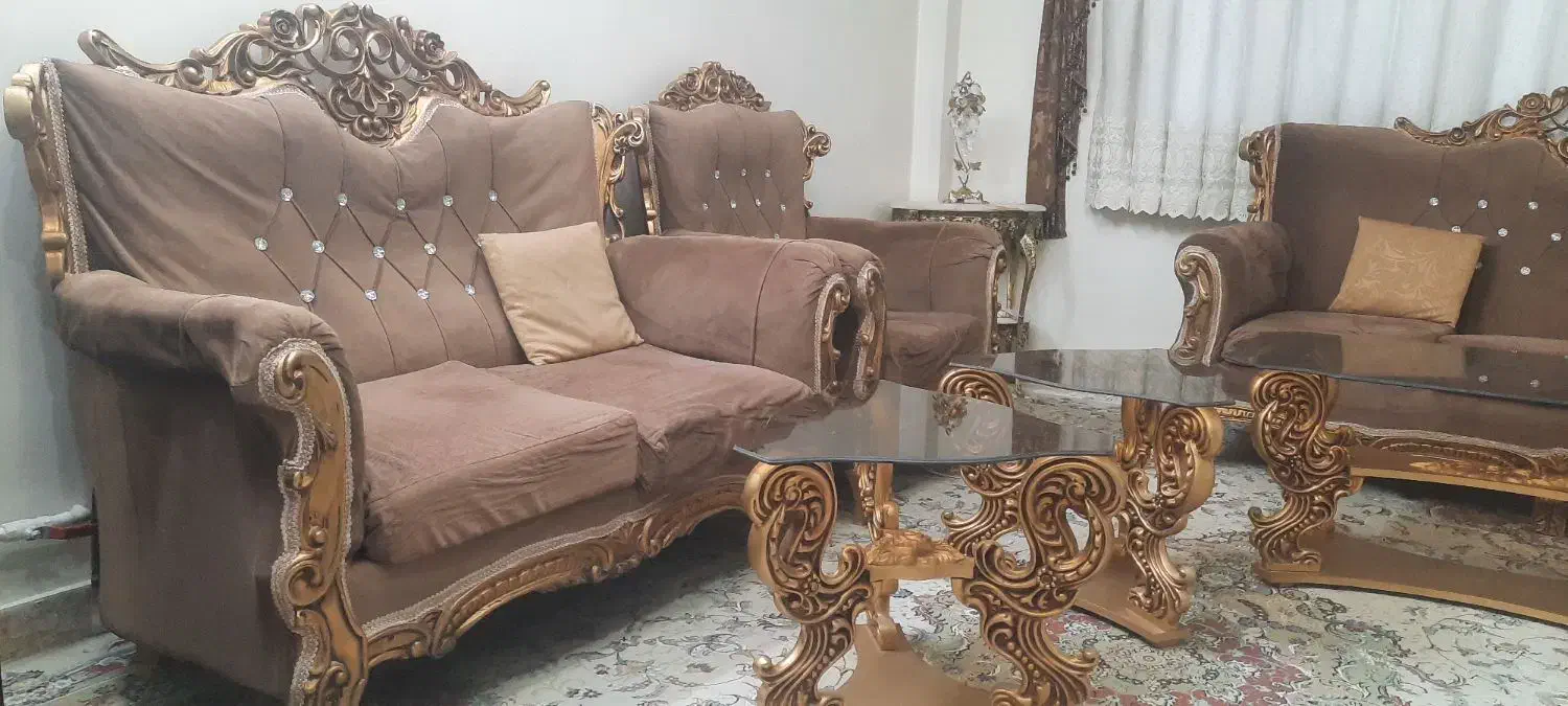 مبل راحتی ۷نفره|مبلمان خانگی و میز عسلی|تهران, مینای شمالی (مخبر)|دیوار