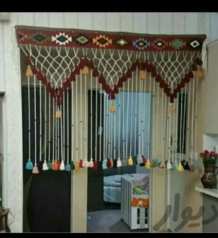 پرده سنتی|گلیم، جاجیم، گبه|اصفهان, فردوان|دیوار
