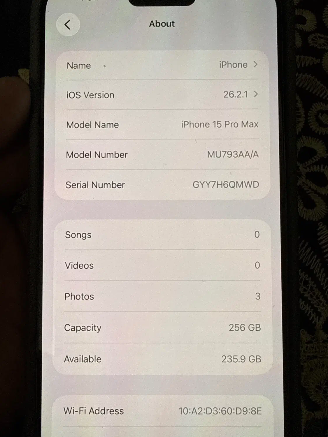 Iphone15pro max  کارکرده|موبایل|شیراز, زند|دیوار