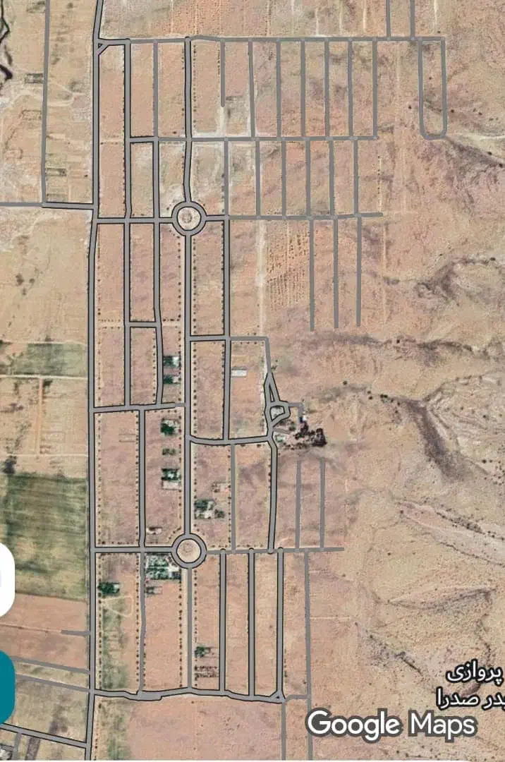 زمین 500متری در منابع طبیعی صدرا|فروش زمین و ملک کلنگی|شیراز, باغشهر قصر سبز|دیوار
