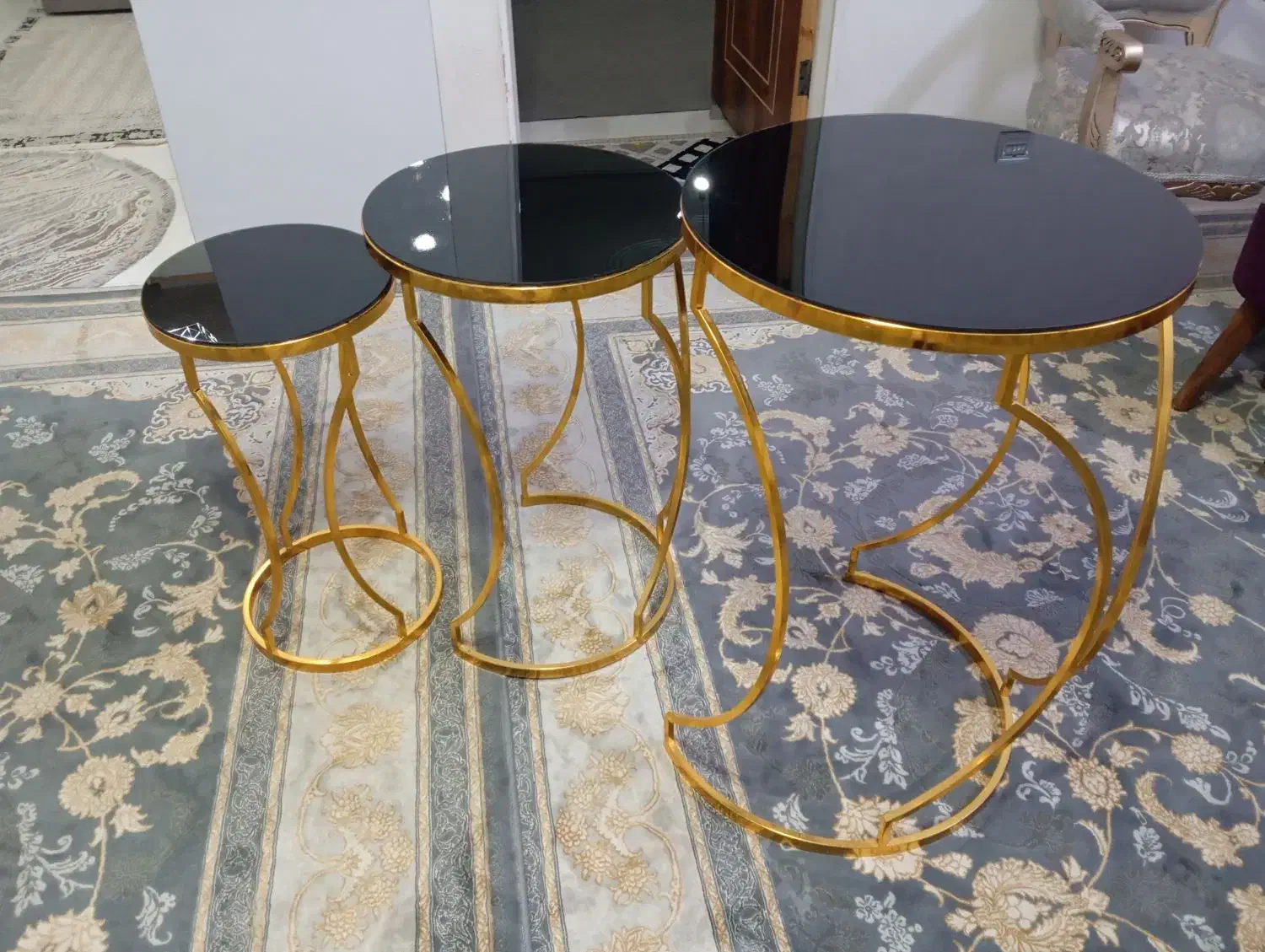 میز گرد سه تایی|مبلمان خانگی و میز عسلی|ورامین, ورامین|دیوار