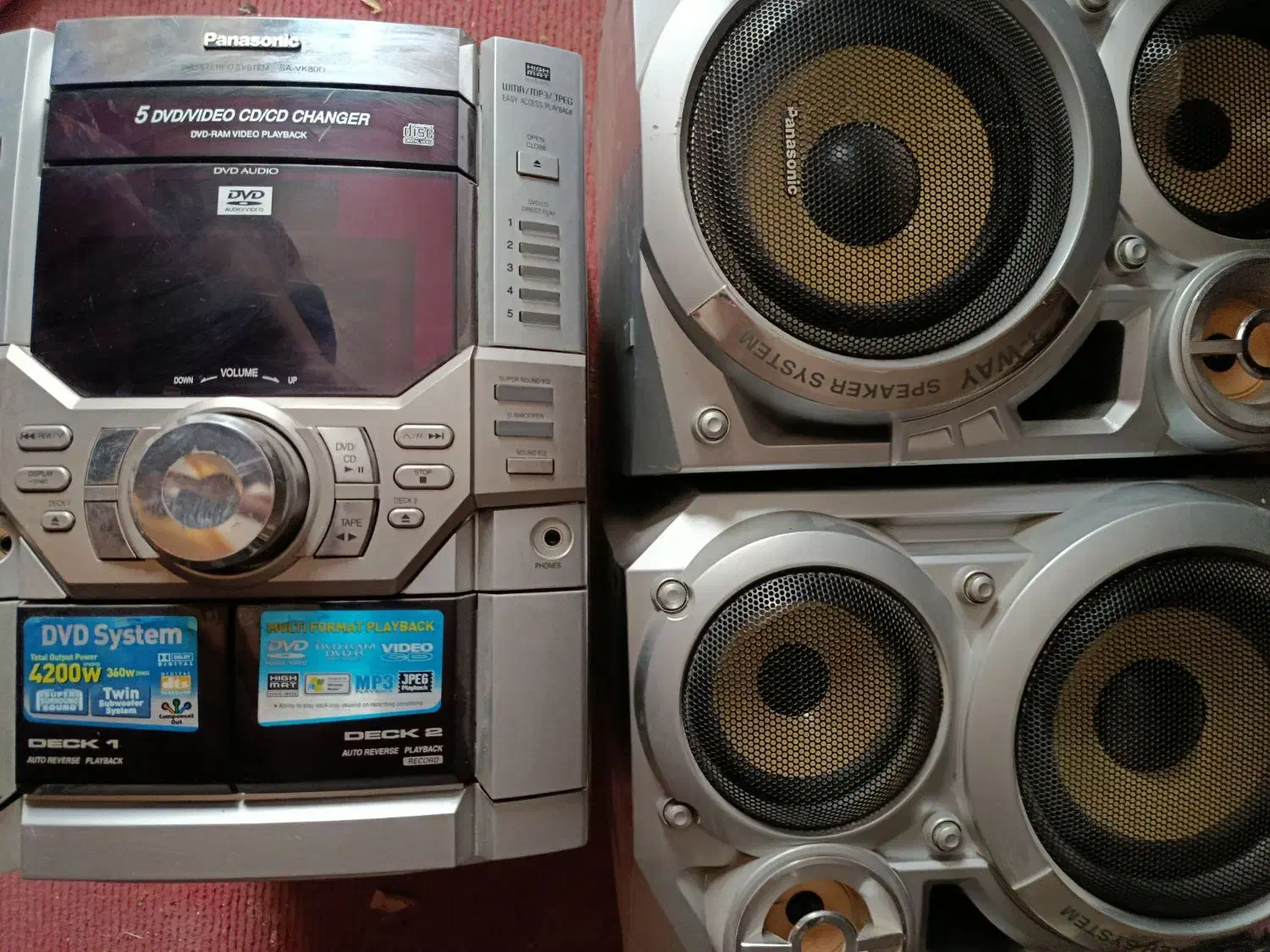 دو دستگاه ضبط|سیستم صوتی خانگی|بوشهر, |دیوار