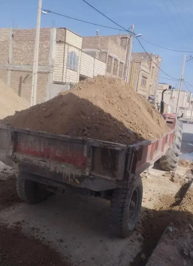 تراکتور حمل نخاله ساختمانی و شن|خدمات حمل و نقل|زاهدان, |دیوار